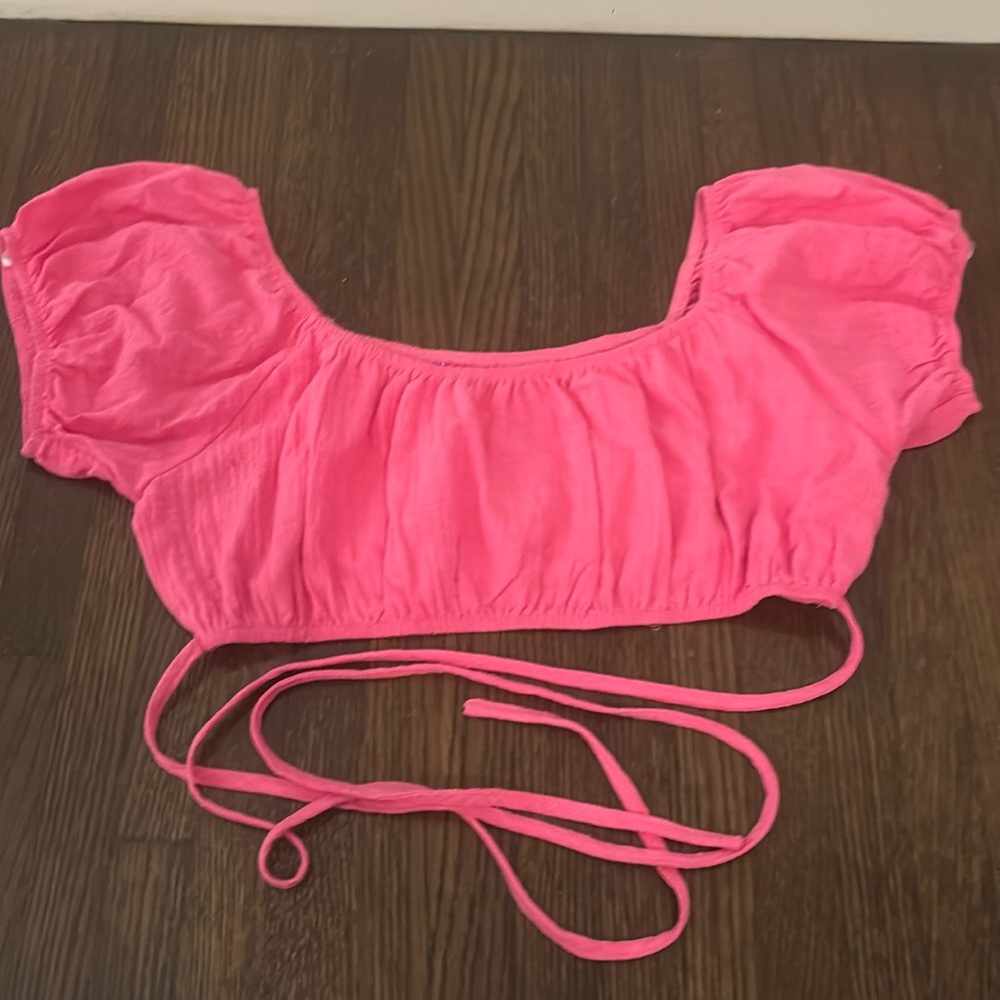 Princess Polly pink tie top
